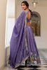 Dazzling Lavender Embroidered Wedding Lehenga Choli With Dupatta