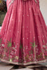 Perfect Pink Sequins Festival Wear Lehenga Choli With Dupatta