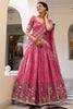 Perfect Pink Sequins Festival Wear Lehenga Choli With Dupatta