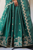 Surprising Teal Green Thread Embroidery Festival Wear Lehenga Choli