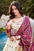 Alluring Cream Thread Embroidered Cotton Festival Wear Lehenga Choli