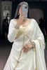 Lovely White Gota Patti Work Rayon Navratri Wear Lehenga Choli