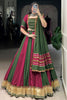 Bewitching Maroon Gota Patti Work Navratri Lehenga Choli With Dupatta