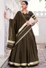 Beautiful Mehendi Green Zari Weaving Chanderi Silk Lehenga Choli With Dupatta