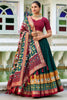 Precious Green Patola Printed Silk Traditional Lehenga Choli