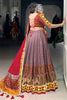 Dazzling Dusty Pink Kashmiri Printed Silk Lehenga Choli With Dupatta