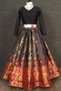 Incredible Grey Zari Weaving Silk Traditional Lehenga Choli With Dupatta
