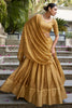 Wonderful Yellow Zari Weaving Chanderi Silk Haldi Wear Lehenga Choli