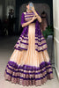 Ravishing Off-White Zari Weaving Chanderi Traditional Lehenga Choli