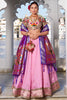 Adorable Light Pink Zari Weaving Silk Festival Wear Lehenga Choli