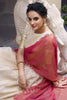 Delightful Off-White Zari Weaving Jacquard Traditional Lehenga Choli