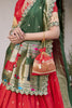 Marvelous Red Zari Weaving Silk Traditional Lehenga Choli With Dupatta