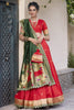 Marvelous Red Zari Weaving Silk Traditional Lehenga Choli With Dupatta