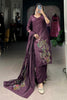 Stunning Wine Floral Printed Silk Palazzo Suit With Dupatta