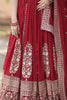 Marvelous Maroon Sequins Georgette Engagement Wear Lehenga Choli