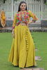 Amazing Parrot Green Gota-Patti Work Silk Festival Wear Lehenga Choli