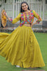 Amazing Parrot Green Gota-Patti Work Silk Festival Wear Lehenga Choli