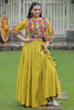 Amazing Parrot Green Gota-Patti Work Silk Festival Wear Lehenga Choli