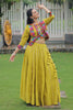 Amazing Parrot Green Gota-Patti Work Silk Festival Wear Lehenga Choli
