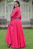 Captivating Pink Gota-Patti Work Silk Traditional Lehenga Choli