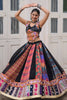 Dazzling Multi-Color Badhani Printed Georgette Navratri Lehenga Choli