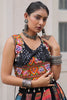 Dazzling Multi-Color Badhani Printed Georgette Navratri Lehenga Choli