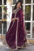 Attractive Purple Sequins Georgette Event Wear Anarkali Gown