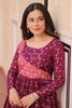 Wonderful Wine Color Zari Weaving Cotton Festival Wear Gown