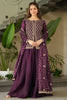 Stunning Wine Beads Embroidered Designer Sharara Suit With Dupatta