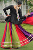 Lovely Multi-Color Rayon Navratri Special Pelpum Top With Lehenga