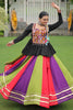 Lovely Multi-Color Rayon Navratri Special Pelpum Top With Lehenga