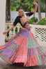 Graceful Multi-Color Digital Printed Cotton Navratri Special Lehenga Choli