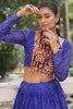 Adorable Blue Badhani Printed Georgette Festival Wear Lehenga Choli