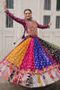 Lovely Multi-Color Printed Georgette Navratri Wear Lehenga With Blouse
