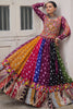 Lovely Multi-Color Printed Georgette Navratri Wear Lehenga With Blouse