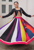 Spectacular Multi-Color Silk Navratri Special Lehenga Choli With Koti