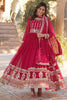 Winsome Pink Zari Embroidered Georgette Gown With Dupatta