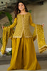 Bewitching Mehendi Green Beads Work Silk Sharara Suit With Dupatta