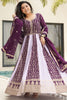 Wonderful Wine Sequins Georgette Reception Wear Gown With Dupatta