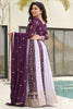 Wonderful Wine Sequins Georgette Reception Wear Gown With Dupatta