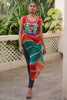 Fascinating Multi-Color Badhani Printed Georgette Festival Wear Kurti