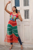 Fascinating Multi-Color Badhani Printed Georgette Festival Wear Kurti