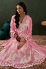 Incredible Pink Embroidered Cotton Readymade Anarkali Suit Pant