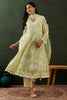 Charming Green Embroidered Cotton Event Wear Anarkali Suit Pant