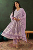 Glamorous Lavender Embroidered Cotton Readymade Anarkali Suit