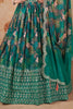 Majestic Green Digital Printed Georgette Festival Wear Lehenga Choli