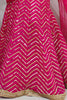 Wonderful Rani Pink Sequins Georgette Designer Lehenga Saree