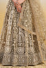 Glamorous Brown Thread Work Net Designer Lehenga Choli With Dupatta