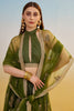 Astonishing Green Thread Embroidered Mehendi Wear Lehenga Choli