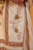 Lovely Off-White Thread Work Cotton Traditional Suit Pant With Dupatta